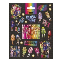 Pegatinas grandes de Rainbow High - 1 hoja