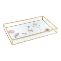 Vaciabolsillos Rosemary oro de 24 x 14 cm - DCasa