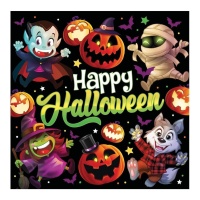 Servilletas de Happy Halloween de 16,5 x 16,5 - 20 unidades