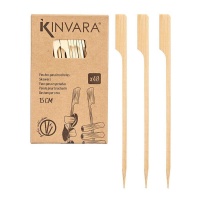 Brochetas de 15 cm de bambú - Kinvara - 48 unidades