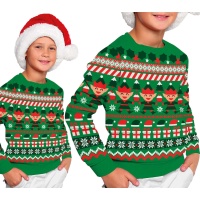 Jersy de Navidad de elfo infantil