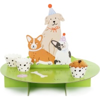 Soporte para cupcakes de Perros de 45 cm