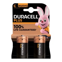 Pilas Alcalinas Tipo C - Duracell - 2 unidades