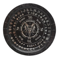 Plato de Ouija de 23 cm - 6 unidades