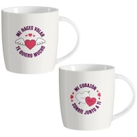 Taza de 350 ml Amor surtida - 1 unidad