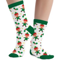 Calcetines de elfos navideños infantiles - 1 par