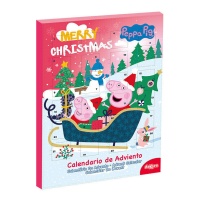 Calendario de adviento de Peppa Pig en trineo