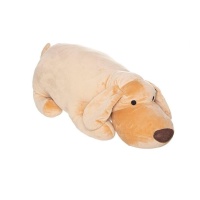 Peluche de perro estirado de 60 x 28 cm