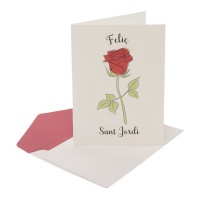 Tarjeta de Feliç Sant Jordi