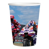 Vasos de Moto GP de 200 ml - 8 unidades