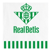 Servilletas del Real Betis Balompié de 16,5 cm - 20 unidades