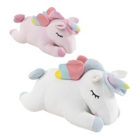 Peluche de Unicornio estirado de 55 cm - 1 unidad