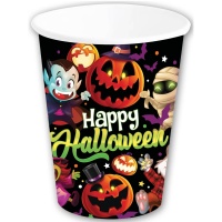 Vasos de Happy Halloween de 240 ml - 6 unidades