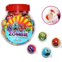 Zombies de chicle con gelatina de 18 gr - 30 unidades