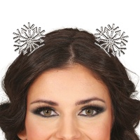 Diadema de copos de nieve