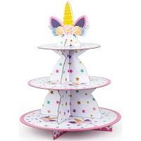 Soporte para cupcakes de Unicornios