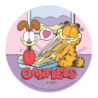 Oblea comestible de Garfield de 20 cm - Dekora