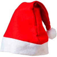 Gorro de Papá Noel rojo infantil