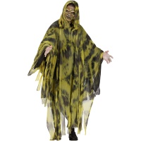 Disfraz de fantasma tétrico amarillo para hombre