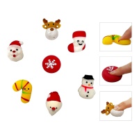 Figura elásticas navideñas de 5 cm - 1 unidad