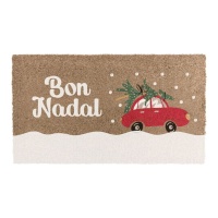 Felpudo Bon Nadal coche navideño