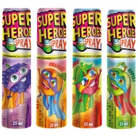 Caramelo líquido en spray Súper Héroes de 25 ml - 1 unidad