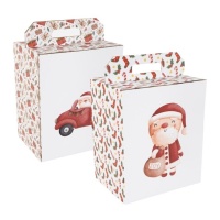 Caja para lote de 34,5 x 28 x 21 cm de Navidad cute - 1 unidad