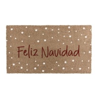 Felpudo Feliz Navidad nevado