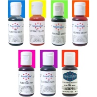 Set de colorantes en gel electric kit - Americolor - 7 unidades