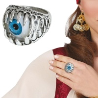 Anillo de ojo azul