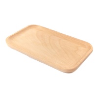 Vaciabolsillos rectangular madera de 25 x 17 cm - DCasa