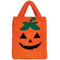 Bolsa de calabaza peluche de 23 x 19 cm