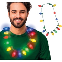 Collar de luces de Navidad con 13 leds