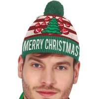 Gorro navideño de árbol de navidad